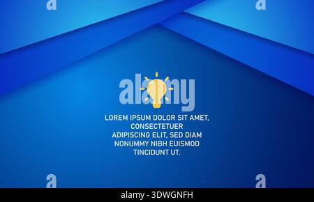 Modern Abstract Geometric Polygonal Blue Background, can be used for business designs, presentation designs or any suitable designs. Stock Vector
