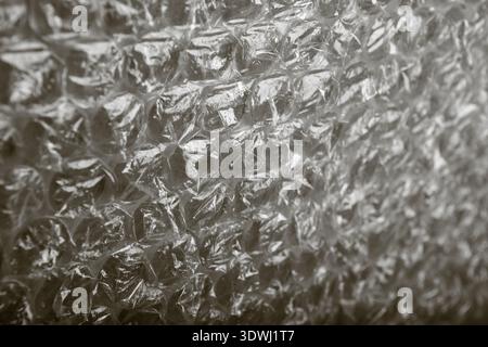 Wrapping plastic bubbles texture for background Stock Photo