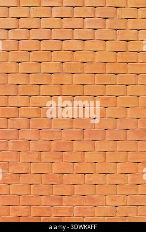 Orange brick wall texture background, Sao Jose do Barreiro, Sao Paulo, Brazil Stock Photo