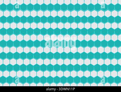 Abstract Hexagon Pattern Background, vector editable design, can be used for business or presentation design. Stock Vector
