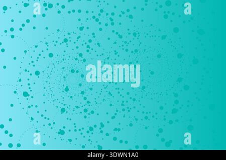 Abstract Wavy Dots Background, vector editable design, can be used for business or presentation design. Stock Vector
