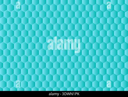 Gradient Hexagonal Background, vector editable design, can be used for business or presentation design. Stock Vector