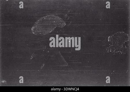 Blank grained film strip texture background with heavy grain and dust Stock Photo