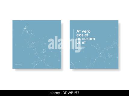 Atom element connection. Network concept symbol Stock Vector