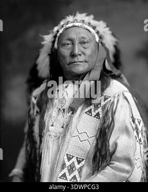 A photograph of Chief White Bear, a prominent leader of the Hopi Tribe ...