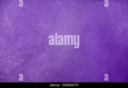 The texture of the plastered white wall with a deep homogeneous structure.rough uniform texture of stucco plaster wall.a fragment of purple plaster co Stock Photo