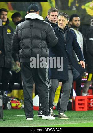 from left Trainer [coach] Vincent Kompany (Bayern), Fourth Official ...