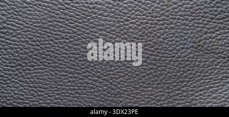 gray leather texture closeup detailed background Stock Photo