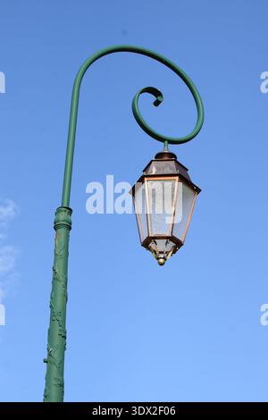 vintage street lamp post in France Stock Photo