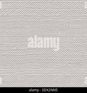 Linen canvas texture in elegant white color for your new project work. Seamless pattern background. Stock Photo