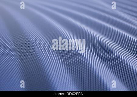 Waved carbon fiber plastic texture, surface detail close up , abstract patterned backdrop Stock Photo