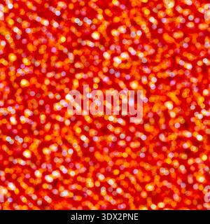 Abstract orange light bokeh. Seamless square texture. Stock Photo