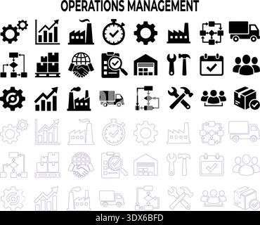 Hand drawn vector icon set for web design featuring business, travel, music, money and people symbols Stock Vector
