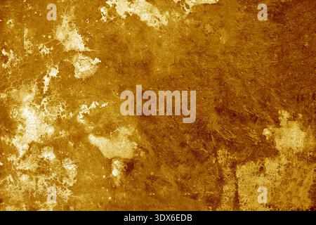 texture cement-golden light abstract color .Panoramic abstract decorative dark background. Wide angle rough stylized mystic texture wallpaper with cop Stock Photo