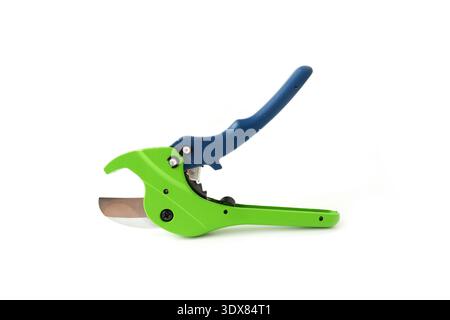 Pipe cutter on a white background Stock Photo