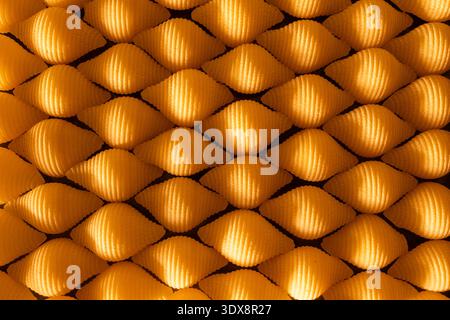 Abstract pattern of metallic architectural elements Stock Photo