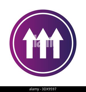International directional arrows. Comprehensive Vector collections. International navigational symbols. Three 3 graphics. EPS 10. Stock Vector