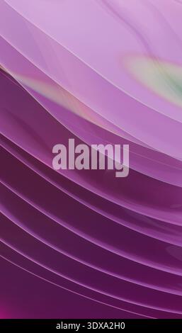 Abstract purple flowing waves creating elegant futuristic background Stock Photo