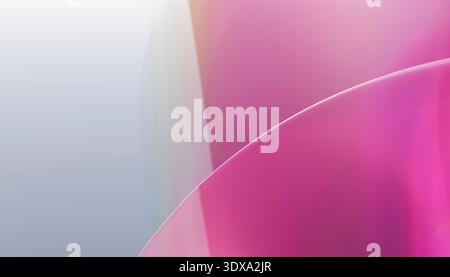 Abstract background featuring smooth flowing magenta curves Stock Photo