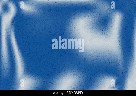 Retro dark blue and grey grain gradient. Paint melt background with blur sand gradation. Liquid noise navy template for trendy design. Vector abstract Stock Vector