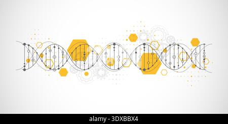 Molecular structure and genetic engineering, atom, neural network ...