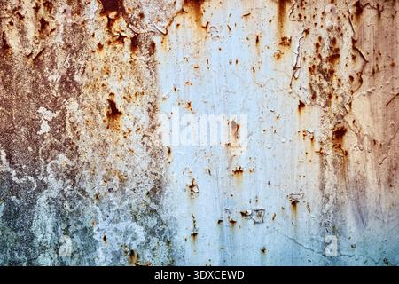 Photo of an rusty wall, abstract background. Stock Photo