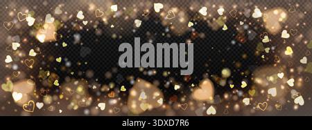 Golden Wave Overlay Stock Vector