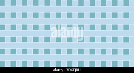 Seamless Geometric Square Pattern with Horizontal Stripes Background Stock Vector