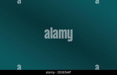 Mystic Teal to Deep Shadow Teal Smooth Background Stock Vector