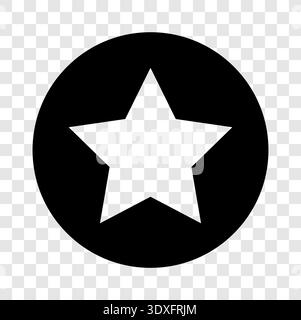 Magnificent glowing star. Excellence ranking symbol. Exceptional Vector illustration. Professional favorite button. Stock Vector