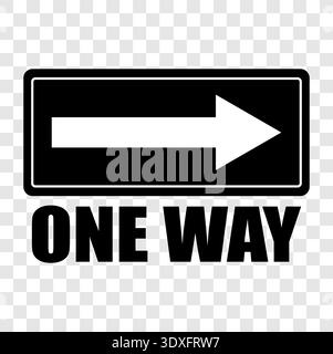 Directional road sign. Straight arrow Vector. Transportation traffic symbol. Navigation guidance indicator. Stock Vector