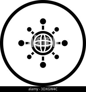 Networking Vector Icon Design Illustration Stock Vector