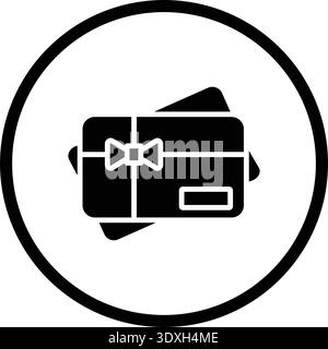 Gift card Vector Icon Design Illustration Stock Vector
