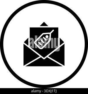 Tagged Vector Icon Design Illustration Stock Vector