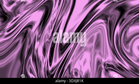 Purple liquid marble background glossy fluid waves abstract texture Stock Photo