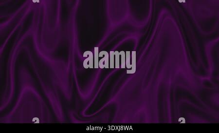 Dark violet neon glow abstract background smooth liquid waves deep texture Stock Photo
