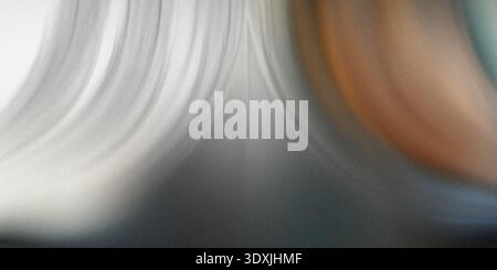 Abstract blurred motion of white and brown hues creating a dynamic and fluid visual experience art Stock Photo