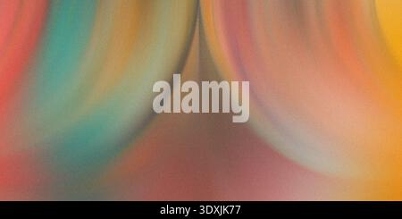 Abstract multicolored blend with soft blurred lines creating a smooth and flowing gradient effect Stock Photo
