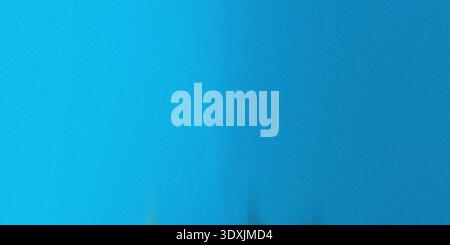 A simple gradient background with a light to dark blue color transition and smooth blurred texture effect Stock Photo