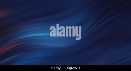 An abstract dark blue background with subtle light streaks and a touch of pink on the left side edge Stock Photo