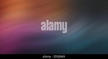 Abstract background with blended colors of orange pink purple and blue creating a soft gradient effect Stock Photo