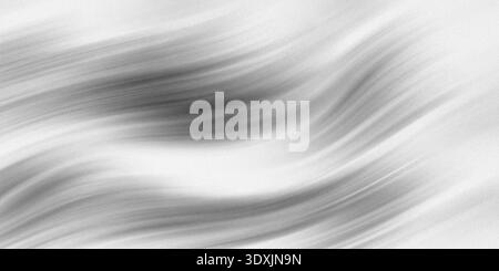Abstract blurred grayscale image featuring flowing lines and soft gradients of light and shadow Stock Photo