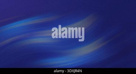 An abstract image featuring blurry shapes of light blue and white against a dark blue background Stock Photo