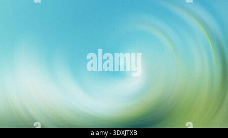 Abstract swirling blend of turquoise green and white creating a soft and dreamy visual effect art Stock Photo