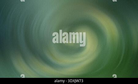 Abstract blurred green vortex swirling with light and shadow creating a dynamic and ethereal composition Stock Photo