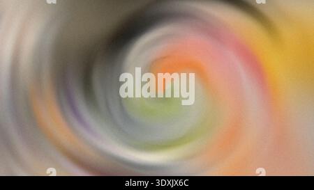Abstract swirling vortex of blended colors creating a dynamic and blurred visual effect on the canvas Stock Photo