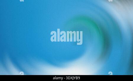 A swirling blend of blue and white creating an abstract watercolor effect with soft color transitions Stock Photo