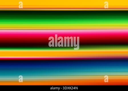 Abstract Blurred Bright Horizontal Stripe Background Design with Colorful Gradient Stock Photo