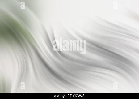 Abstract blurred motion of white fabric creating soft waves and a flowing texture on a bright background Stock Photo