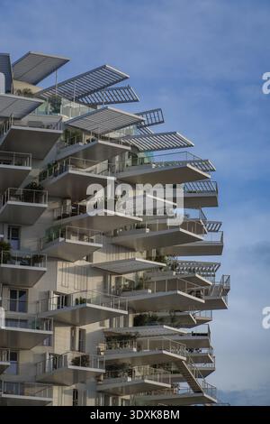 White Tree Building L'Arbre Blanc (The White Tree), futuristic residential tower by Sou ...